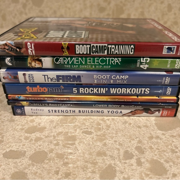 Mix Lot Of 7 Exercise Workout DVDs Yoga/Boot Camp/Dance&Hip Hop - Picture 7 of 10